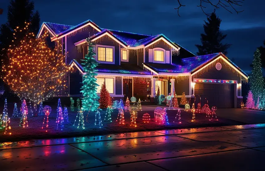 Permanent Christmas Lights Rocky View County